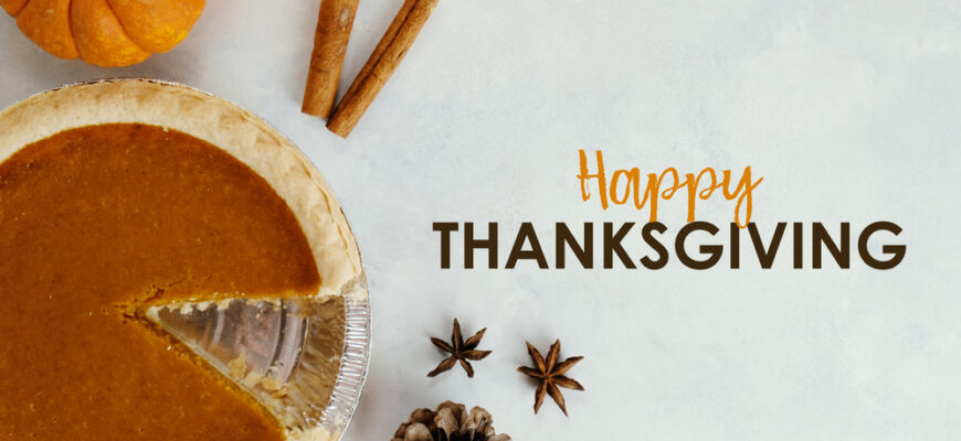 Holiday,Meal,Elements,With,Happy,Thanksgiving,Text,By,Pumpkin,Pie